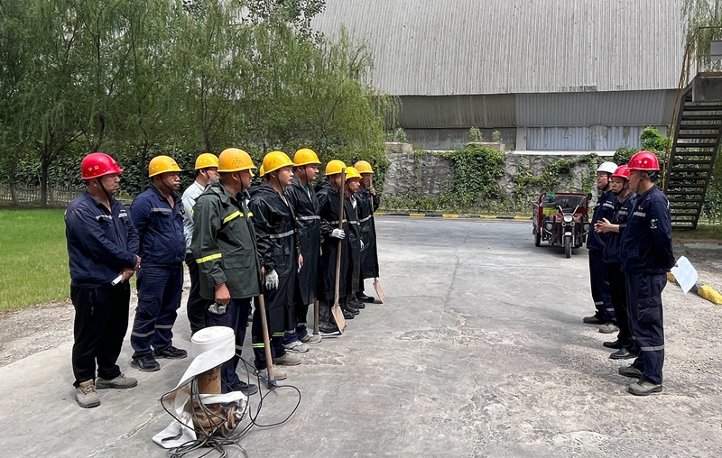 富平公司:以練為戰 筑牢汛期安全防線